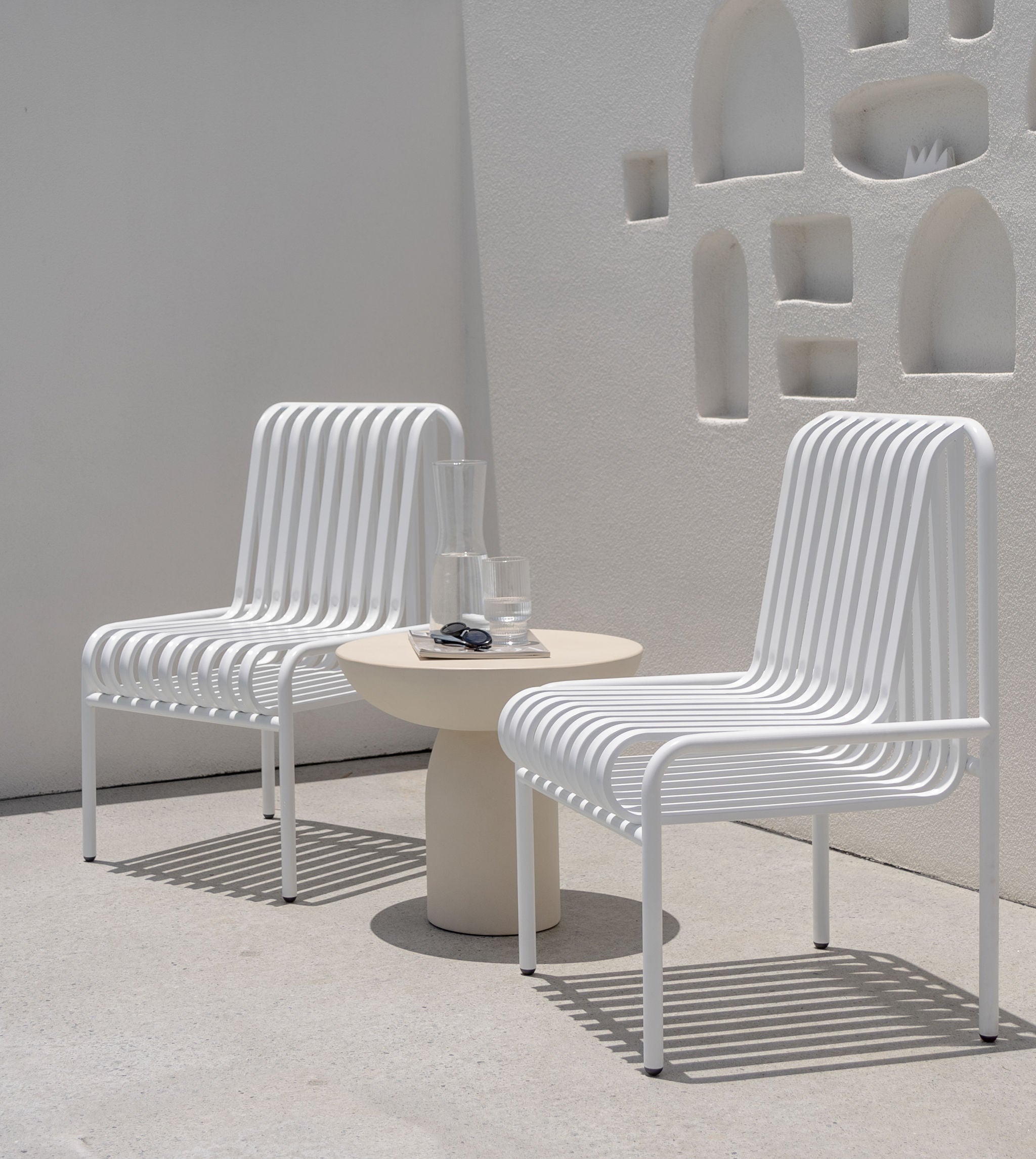 Aurora Armless Dining Chair - White - Pre order arriving January