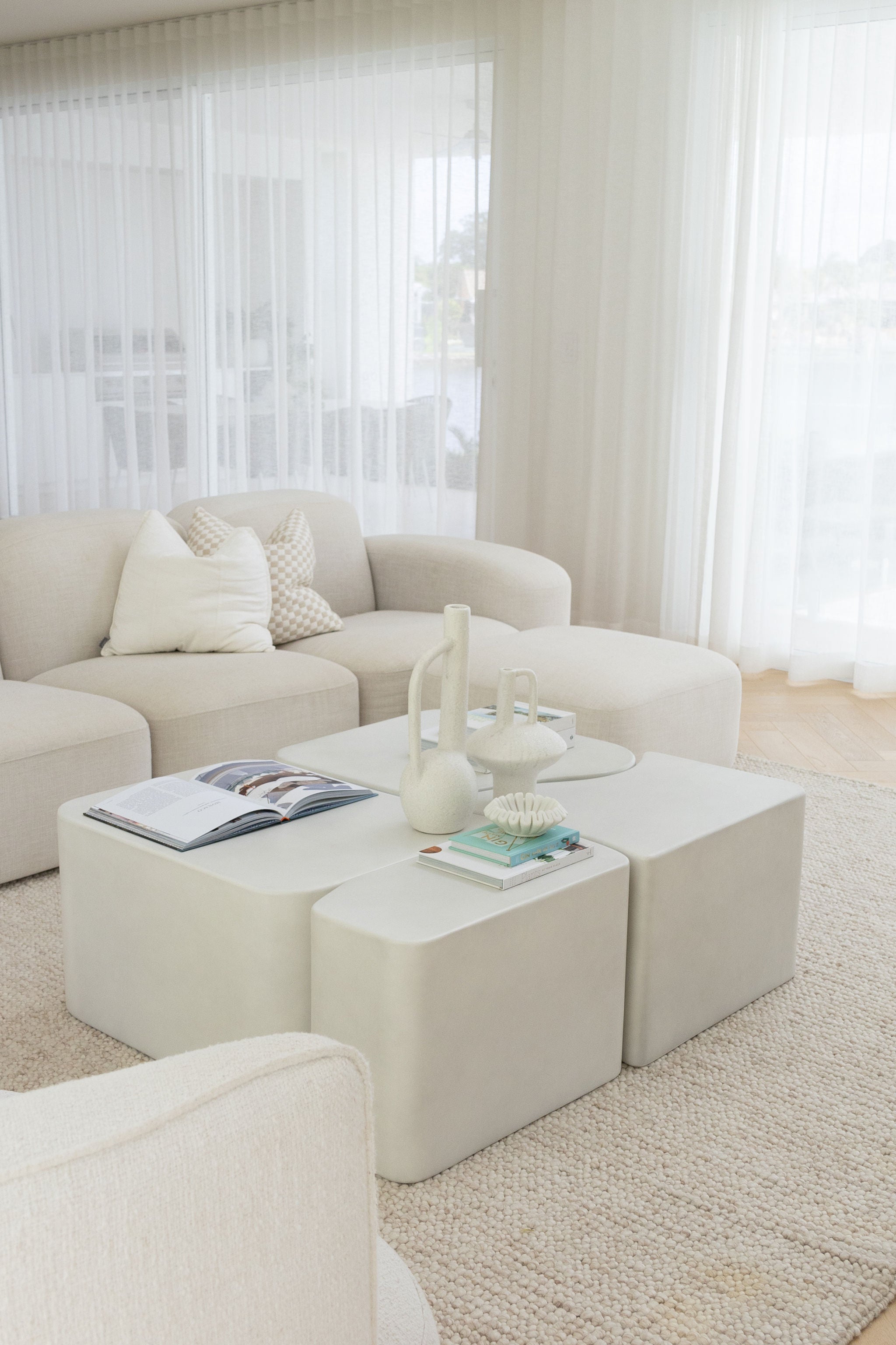 Jigsaw Stone Concrete Coffee Table - Pre order arriving in January