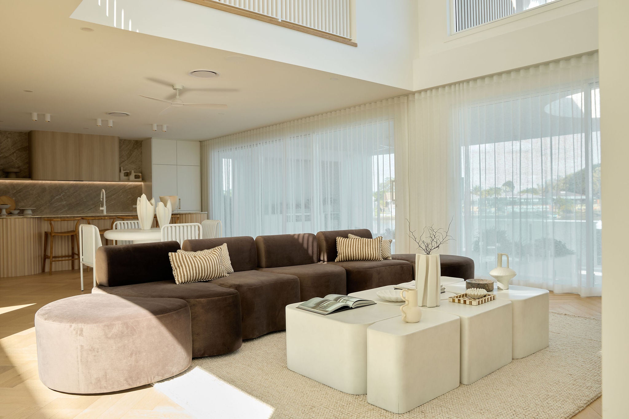 The Zulu-him coffee sofa - Pre-order arriving 12-14 weeks