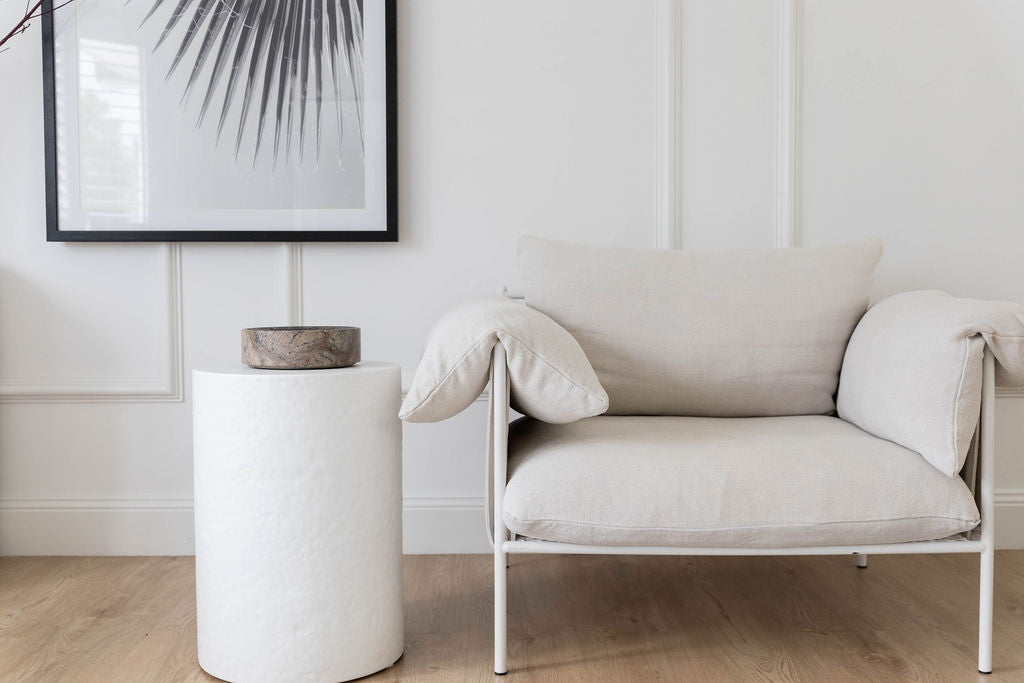 The Rippled Log Side Table