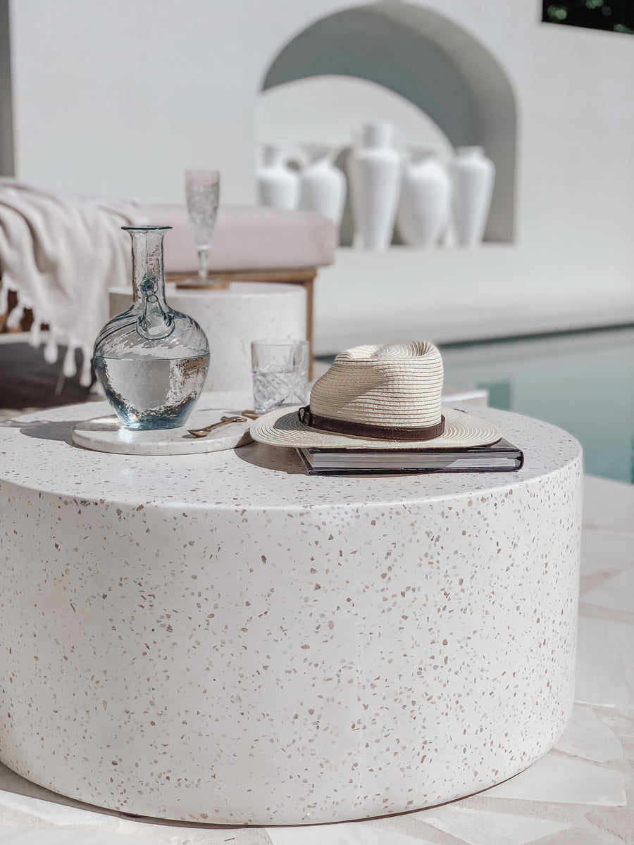 Terrazzo coffee store table round