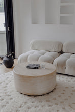 Load image into Gallery viewer, The travertine Curve coffee table
