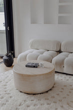 Load image into Gallery viewer, The Travertine Curve Coffee Table
