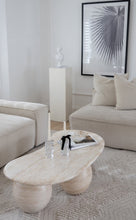 Load image into Gallery viewer, The Lumira Travertine Coffee Table - pre order arriving June
