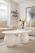 Load image into Gallery viewer, The Lumira coffee table - pure white concrete - pre order 12-14 week wait
