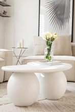 Load image into Gallery viewer, The Lumira coffee table - pure white concrete - pre order 12-14 week wait
