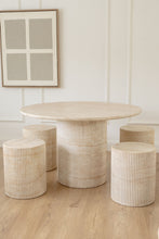 Load image into Gallery viewer, The Amore side table - travertine
