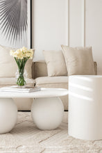Load image into Gallery viewer, The Lumira coffee table - pure white concrete - pre order 12-14 week wait
