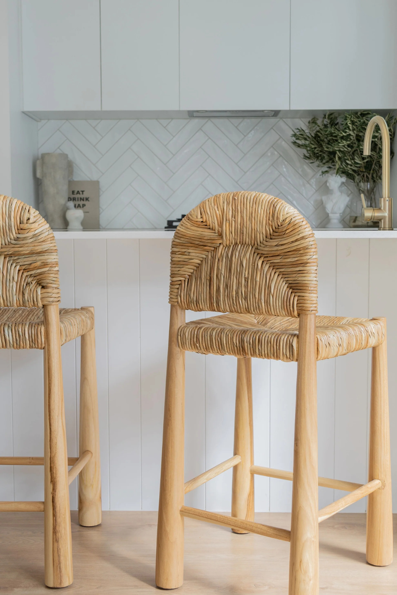 The Boheme counter stool- seagrass - Pre order arriving Late October