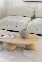 Load image into Gallery viewer, The Lumira travertine coffee table (pre-order available June)
