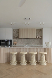 Phoenix Counter Stool - Mirage Marble - Pre order arriving November