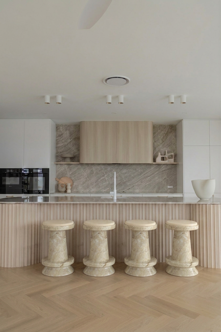 Phoenix Counter Stool - Mirage Marble
