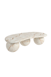 Lumira Coffee Table - Royal Vanilla Marble - Pre order arriving January