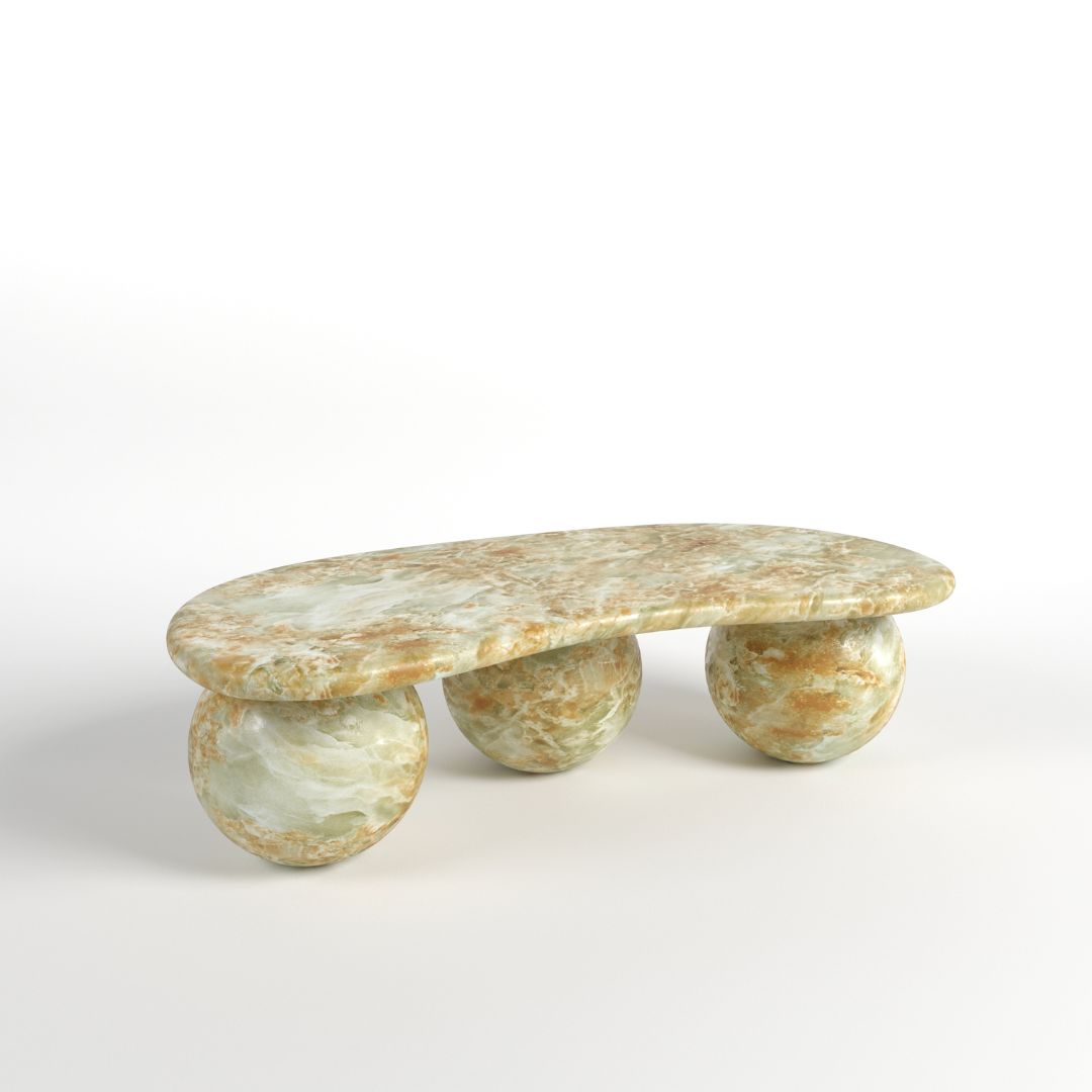 Lumira Coffee Table - Matcha Marble (Pre-order arriving September)
