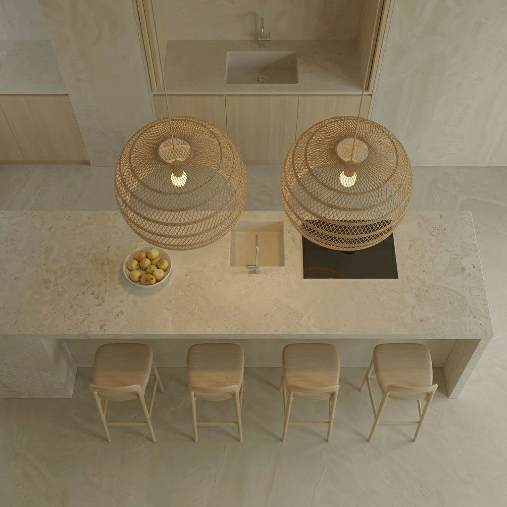 Bekka Leather Counter Stool - Ash wood (Pre order Arriving September)