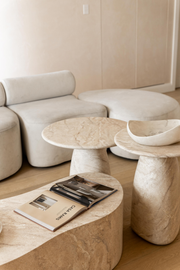 Romeo Side Table - Mirage Marble - Pre-order arriving June