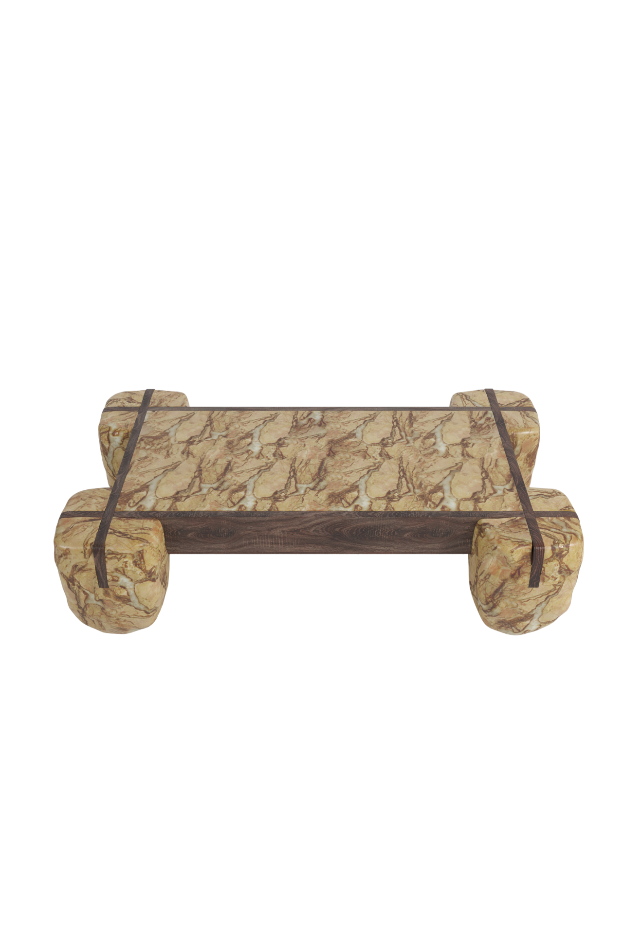 Rox Coffee Table - Tigers Eye Marble - Pre order arriving January