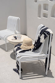 Aurora Armless Dining Chair - Pure White - Outdoor