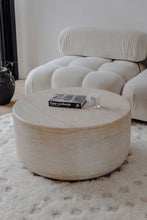Load image into Gallery viewer, The Travertine Curve Coffee Table
