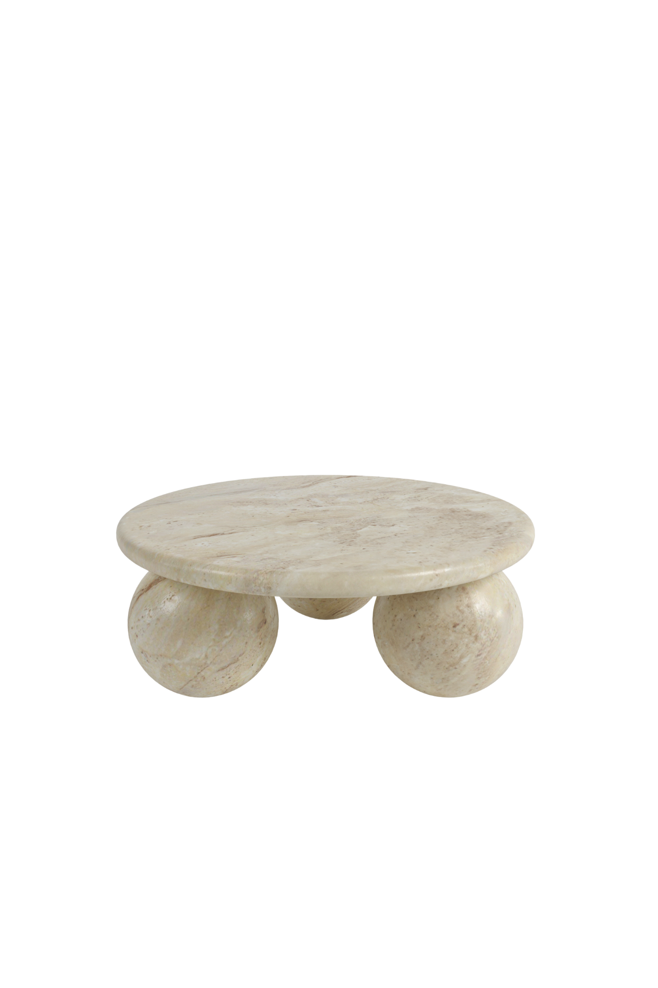 Priscilla Curve Coffee Table - Mirage Marble - Pre order arriving January