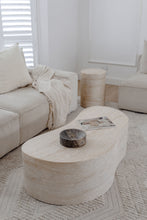 Load image into Gallery viewer, The Travertine Odyssey Coffee Table - pre order arriving late April
