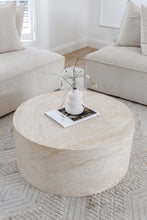 Load image into Gallery viewer, The Oversized coffee table - travertine - pre order arriving late May
