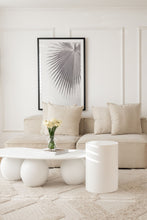 Load image into Gallery viewer, The Lumira coffee table - pure white concrete - pre order 12-14 week wait
