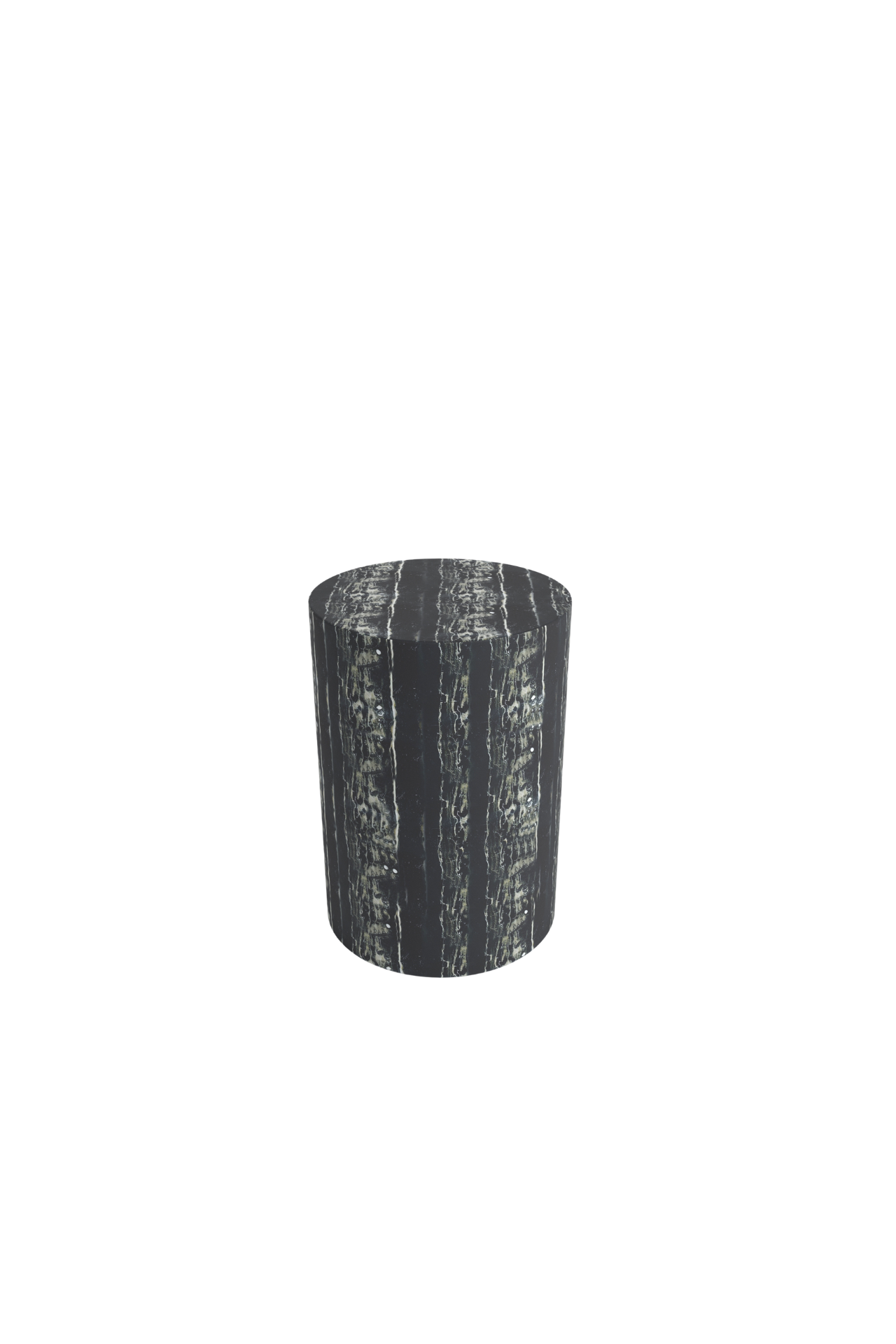 Log Side Table - Black Onyx Marble - Pre order arriving January