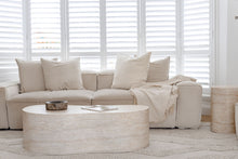 Load image into Gallery viewer, The Travertine Odyssey Coffee Table - pre order arriving late April
