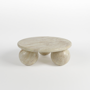 Priscilla Curve Coffee Table - Mirage Marble (Pre-order arriving September)