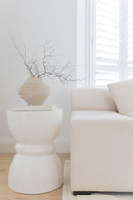 Load image into Gallery viewer, The Hourglass Side Table - grey terrazzo - pre order arriving late May
