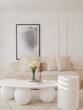 Load image into Gallery viewer, The Lumira coffee table - pure white concrete - pre order 12-14 week wait
