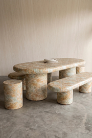 Kove Dining Table Matcha Marble