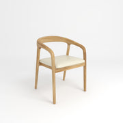 Urban Dining Leather Chair - Teak Wood (Pre-order arriving September)