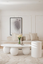 Load image into Gallery viewer, The Lumira coffee table - pure white concrete - pre order 12-14 week wait
