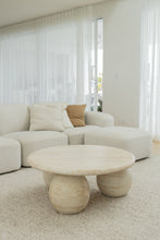 Load image into Gallery viewer, The Priscilla curve coffee table - travertine - pre order arriving late May
