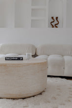 Load image into Gallery viewer, The Travertine Curve Coffee Table
