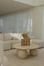 Load image into Gallery viewer, The Priscilla curve coffee table - travertine - pre order arriving late May
