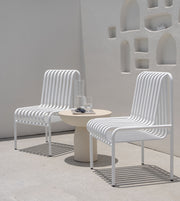 The Aurora dining chair white - armless - Pre order arriving August