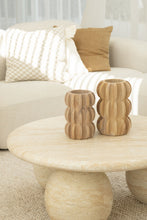 Load image into Gallery viewer, The Priscilla curve coffee table - travertine - pre order arriving late May
