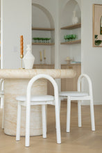 Load image into Gallery viewer, The “Estelle” Dining Table -  Travertine
