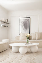 Load image into Gallery viewer, The Lumira coffee table - pure white concrete - pre order 12-14 week wait
