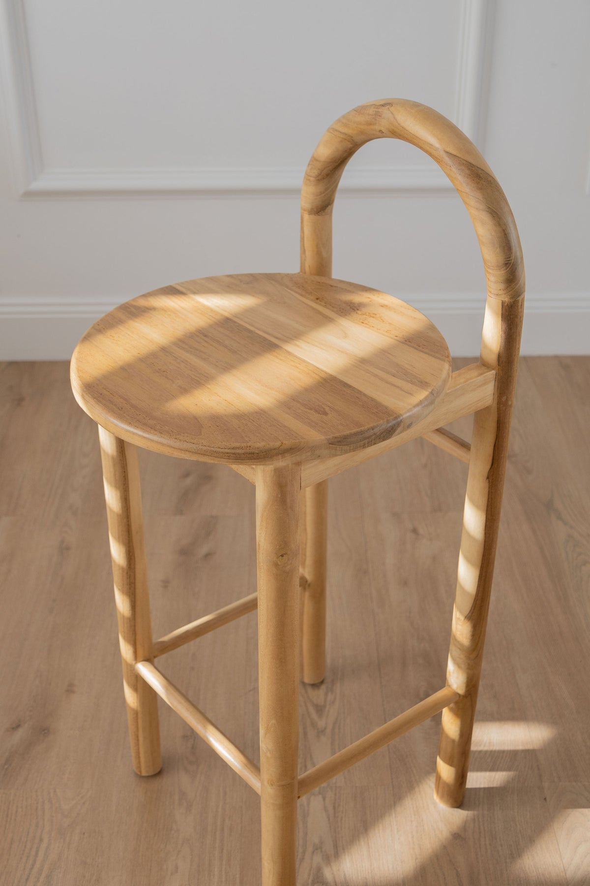 Archie Counter Stool - Teak Wood – P&R Styling