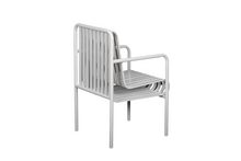 Load image into Gallery viewer, The “Aurora” white dining chair - metal

