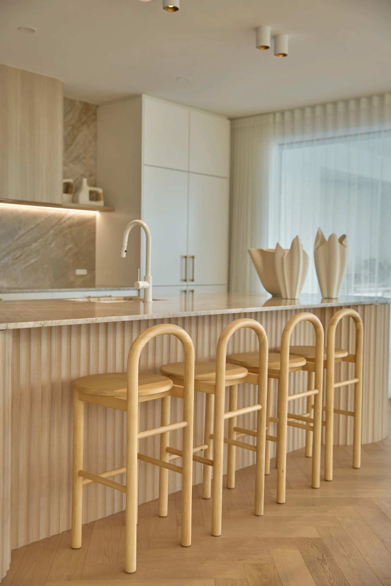 The Archie counter stool - ash wood