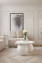 Load image into Gallery viewer, The Lumira coffee table - pure white concrete - pre order 12-14 week wait
