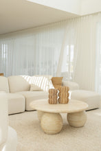 Load image into Gallery viewer, The Priscilla curve coffee table - travertine - pre order arriving late May
