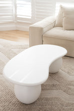 Load image into Gallery viewer, The Lumira coffee table - pure white concrete - pre order 12-14 week wait
