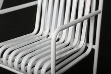 Load image into Gallery viewer, The “Aurora” white dining chair - metal
