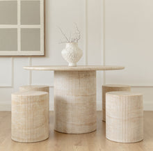 Load image into Gallery viewer, The “Amore” dining table - travertine
